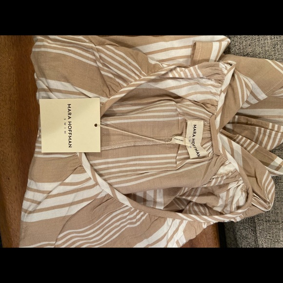 NWT Mara Hoffman Linen Maxi Dress Cover-up Sz S - Picture 6 of 8